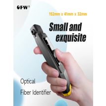 OFW Optical Fiber Identifier Live Fiber Identifier Live Fiber Detector with Visual Fault Locator LED Light 700-1700nm SM MM