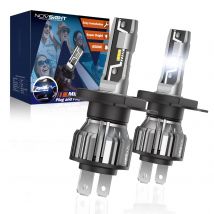 NOVSIGHT H4 Auto Lampade H7 H11 H8 H9 H1 9005 HB3 9006 HB4 880 881 Mini Formato Facile Da Installare 50W 10000LM Del Faro 6500K Bianco Lampada Della Nebbia