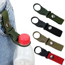 Gurtband Wasserflaschenhalter Klettern Karabiner Gürtel Rucksack Aufhänger Haken Clip Multifunktions Wasserflasche Nylon Schnalle Haken Clip