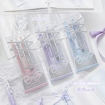 Planwith Kawaii 4 Teile/satz Gel Stift Schreibwaren Student Lieferungen Einfarbig RosyPosy Ballett Serie 0,38/0,5mm Schwarz Schreiben Stift