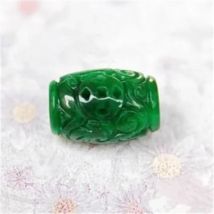 Chinesische Grüne Jade Carving Perlen Anhänger Armband Natürliche Halskette Charme Schmuck Mode Amulett Geschenke Männer Frauen
