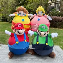 Super Mario Bros Wonder Plush Mario Balloon Luigi Peach Daisy Stuffed Toys Soft Doll Xmas Gift