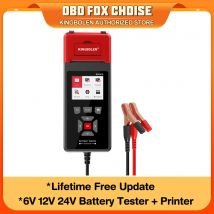 Tester batteria per auto BM800 con stampante Analizzatore batteria 6V 12V 24V Test di avviamento e test di carica e test di carico massimo PK BT760