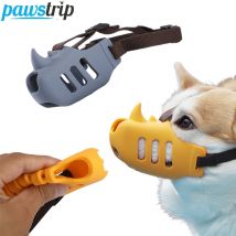 Haustier-Hundemaulkorb, weiches Silikon, Haustier-Mundmaske für kleine und mittelgroße Hunde, atmungsaktiv, stoppt Bellen, Beißen, Kauen, Maulkörbe, Hundebedarf