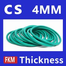 Dicke CS4 mm, grüne O-Ringe aus FKM-Fluorkautschuk, Dichtungen, Dichtungsscheibe, temperaturbeständig, verschleißfest