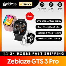 Nowy inteligentny zegarek Zeblaze GTS 3 Pro Voice Calling Ultra-big HD AMOLED Screen Health and