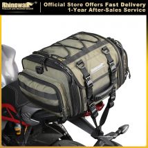 Borsa da moto Rhinowalk 19L-32L/40L-60L Borsa da sella per sedile posteriore in PVC impermeabile di grande capacità Bagagli da viaggio all'aperto 2 dimensioni