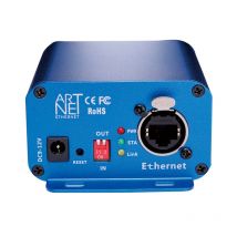 Artnet to DMX Controller, DMX Ethernet Lighting Controller, Professional Artnet DMX Interface , 3 Pin Output, Aluminum Housing