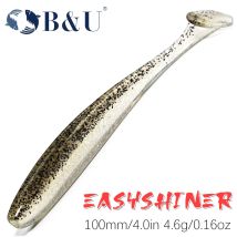 B&U Easy Shiner Fishing Soft Lures Bait 100 mm Big Trout Baits Lure Wobbler Iscas Künstlicher Pesca Silikon-Kunststoff-Swimbait