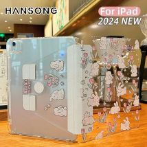 Für iPad Transparent Fall Für iPad Air 11 13 M2 2024 Pro 11 13 M4 Für 10,2 8/9th 10,9 Air4/5 Pro 11 12,9 Mini 6/7 9,7 6th Fall