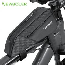 Borsa da bici Borsa da tubo per telaio anteriore riflettente impermeabile Borsa da bicicletta ultraleggera di grande capacità Accessori per borsa da ciclismo