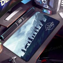 Xxl Anime Rings Of The Lords Game Cabinet Desktop Protect Mat 90x40cm Laptop Gaming Accessories Keyboard Non-slip Mouse Pad Rugs
