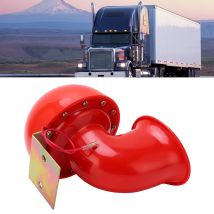 Sound elektrische Hupe Auto Hupe 150db rote Lufthorn elektrische Hupe Kuh Sound Metall Horn für LKW Zug Boot Motorrad Auto
