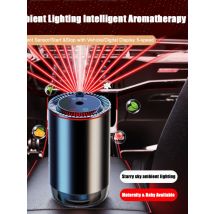Car Air Freshener Smart Fragrance Diffuser 500mAH Aroma Humidifier Starry Light Oil Fragrance Diffuser Car Deodorization Aroma