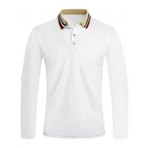 Frühlings- und Herbst-Herren-Polo-Langarm-Business-Casual-Modeoberteil