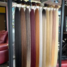 YunRong Straight Hair Bundles Synthetic Hair Extensions Premium Heat Resistant Fiber Hair Weaving Yaki Straight Hair