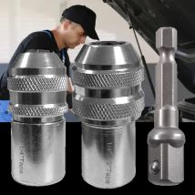 2+1-teiliges Set, verstellbarer Gewindebohrer, Spezial-Windeisen, Gewindebohrer-Set M3-M12, geeignet für Wasserhähne, Lochverlängerungen