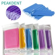 100 Pz/borsa Odontoiatria Usa E Getta Micro Spazzole Applicatori di Trucco Spazzola Dei Denti Per Applicazione Dentale Igiene Orale Dentista Materiali