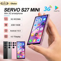SERVO S27 Mini-Smartphone Android 10.0 WCDMA 3G Mobilfunk Dual SIM 4,0" Display GPS 2000mAh 2+16GB Pocket Smartphones Play Store