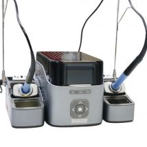 AIXUN T420D tavolo di saldatura doppio intelligente ultima versione T245 T210 T115 manico di saldatura testa di ferro