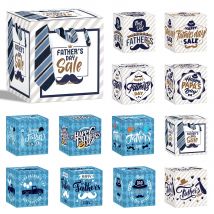 6 teile/satz Vatertag Candy Box besten Papa Geschenk Schokolade Verpackungs boxen glücklich Vatertag Dekoration Geburtstags feier begünstigt Box