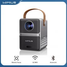 Wimius Mini Proiettore 5G WiFi Bluetooth Proiettore portatile Full HD 1080P 18000 Lumen Display Videoproiettore Home Cinema