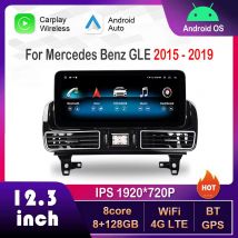 Für Mercedes Benz GLE 2015-2019 NTG 5,0 System 12,3 zoll 1920*720P Android Auto Radio Multimedia Player HD Touchscreen