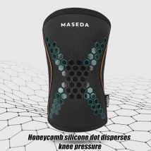 Ginocchiere professionali da 1 pezzo da 7 mm – Supporto di compressione in neoprene resistente per sollevamento pesi, powerlifting e crossfit – stacco