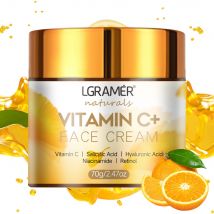Vitamin C Gesichtscreme, Retinol, glatte Falten, feuchtigkeitsspendend, straffend, Hyaluron, aufhellend, reparierend, glatte Hautpflege, Aufhellungscreme