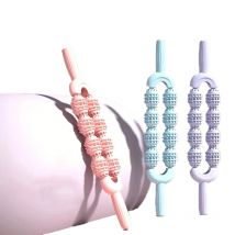 Dünne Beinmassage Kalb Yoga Bahre Roller Ball Muskeln Massage Entspannung Stick Übung Körper Fitness Wolf Zahn Faszien Stick