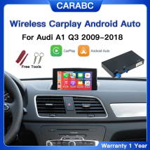 CARABC Für Audi A1 Q3 Drahtlose Carplay 2013-2018 Jahr Unterstützung Android Auto autolink Airplay Hinten Kamera Auto Spielen RMC MMI3G