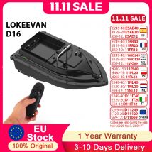 Barca per esche da pesca D16 con contenitori per esche singoli Barca per esche automatica con telecomando con portata remota 400-500M 12000mAh