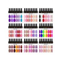 8pcs Gel Nail Polish Set Pink Red Sparkling Glitter Semi Permanent Soak Off UV Gel Varnish Nail Art Decoration Nail Supplies DIY