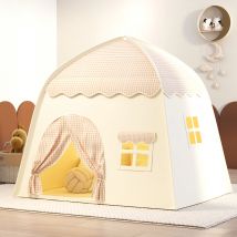 Khaki Toy Castle, Outdoor Leisure Portable Play Tent, Children's Pretend Play Tent, Princess Fairy Tale Toy Playhouse, Children's Holiday Gift, Christmas Gift, Accessories Not Included