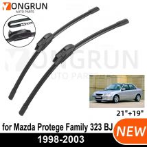 2PCS Auto Wischer für Mazda Protege Familie 323 BJ 1998-2003 Frontscheibe Scheibenwischer Klinge Gummi Zubehör 1998 2003