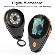 Auto Focus Digital Microscope 500X Magnification Portable Magnifying Glass 2MP Electronic Microscope for Jewellery Watch Repair