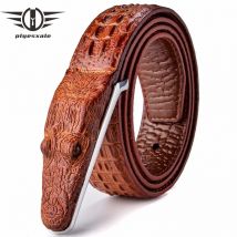 Plyesxale Marke Herren Gürtel Luxus Leder Designer Gürtel Männer Hohe Qualität Ceinture Homme Krokodil Cinturones Hombre 2025, B2