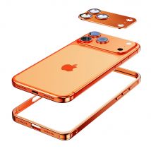 Aviation Aluminum Alloy Frame Bumperr Case For iPhone 17 Pro Max Metal Frame Alloy Lens Protection Shockproof Cover