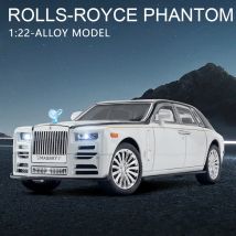 Antike Rollen Royce Phantom Luxus Auto Legierung Metall Druckguss Modell Fahrzeug Sound & Licht Indoor Desktop Sammlung Ornamente Geschenke
