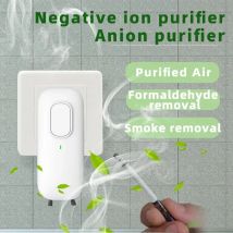 Mini purificatore anionico, purificatore d'aria plug-in con generatore di ioni negativi Rimuovi odori per la casa, Toilte, camere da letto, bagni e animali domestici