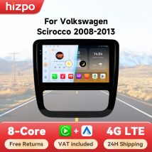 Hizpo Octa Core Autoradio Für VW Volkswagen Scirocco 2008-2013 Carplay Android Auto 4G Smart Multimedia Player Systeme GPS 2din