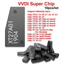 10 teile/los VVDI Super Chip XT27A01 XT27A66 Transponder für ID46/40/43/4D/8C/8A/T3/47 für VVDI2 VVDI Schlüssel Werkzeug/Mini Schlüssel Werkzeug