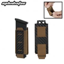 OPHIDIAN MOLLE 9 mm Magazintasche, einzelne Magazinträger, Tasche aus Kohlefaser