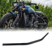 Motorrad 1 Zoll Lenker Lenker 7/8 ''22mm Zero Drag Bar für indische Scouts Husaren Bobber Custom Lenker Lenkrad
