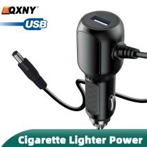 USB Cigarette Lighter Adapter Select 12V 24V 5.5MM Plul Charger Cable Ports Power Supply for DashCam, GPS, DVR, Phone, Tablet