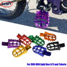 Motorradzubehör Aluminiumlegierung CNC Fußrasten Fußrasten ruht Pedale für SUR-RON Light Bee X/S und Talaria Electric