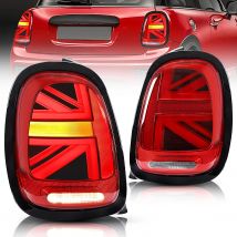 Fanale posteriore Per BMW Mini Cooper F55 F56 F57 Car Styling LED Lampada posteriore Lampada di coda Union Jack Style Lampada di coda posteriore con animazione