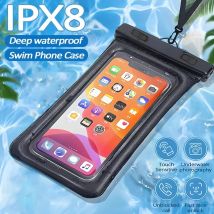 IPX8 wasserdichte Handytasche Handytasche wasserdichte Smartphone-Hülle Schwimmen PVC-Hülle für iPhone 17 16 15 Xiaomi Huawei