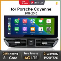 Junsun 12.3 pollici Wireless CarPlay Andorid Auto Car Radio Per Porsche Cayenne 2010 2011 2012 2013-2017 Auto Sistemi Intelligenti