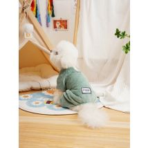 Fleece Warm Pet Clothes Winter Dog Jumpsuit Pajamas for Small Dogs Pomeranian Clothing Puppy Nightshirt Cat Overalls Pijamas